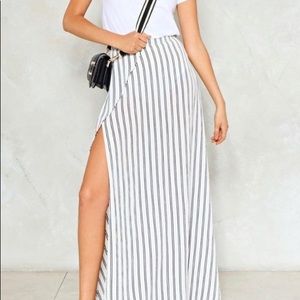 Diffuse Striped Maxi Skirt